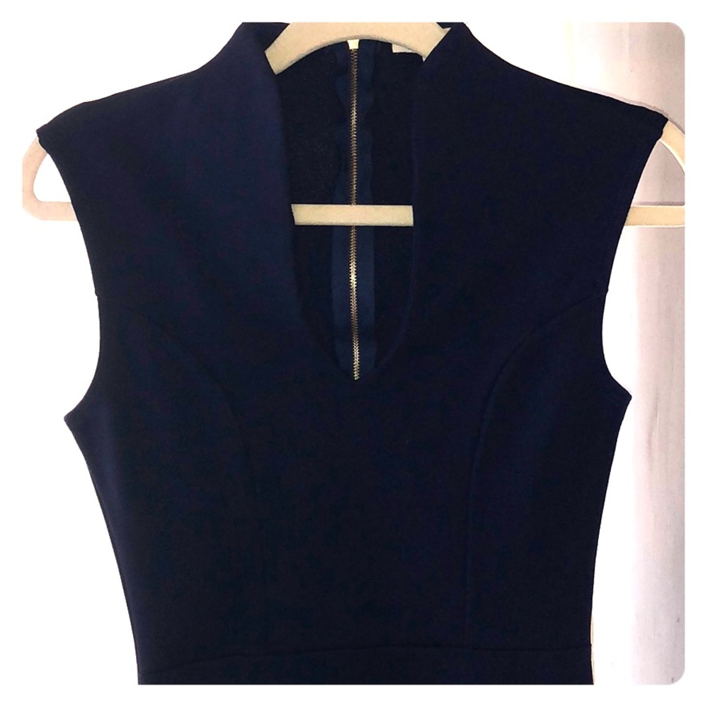 Navy body on work dress